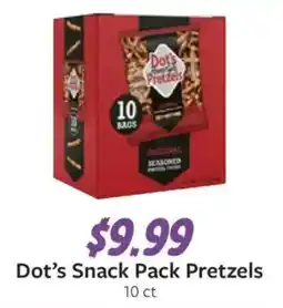 Fareway Dot's Snack Pack Pretzels offer
