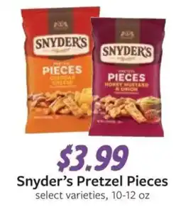 Fareway Snyder's Pretzel Pieces offer