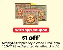 Grocery Outlet SimplyGO Naples Style Wood Fired Pizza offer