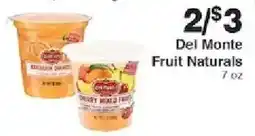 Piggly Wiggly Del Monte Fruit Naturals offer