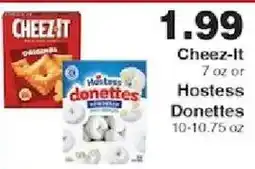 Piggly Wiggly Cheez-it or Hostess Donettes offer
