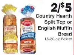 Piggly Wiggly Country Hearth Split Top or English Muffin Bread offer