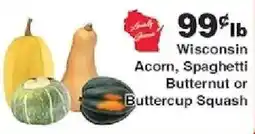 Piggly Wiggly Wisconsin Acorn, Spaghetti Butternut or Butterscup Squash offer