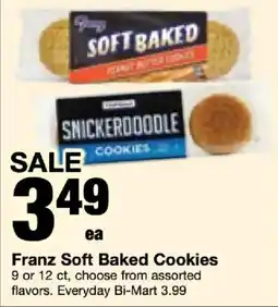 Bi-Mart Franz Soft Baked Cookies offer