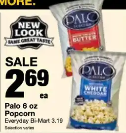 Bi-Mart Palo Popcorn offer