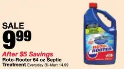 Bi-Mart Roto-Rooter septic treatment offer