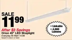 Bi-Mart Orion 45" LED Shoplight offer