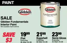 Bi-Mart Glidden Fundamentals Interior Paint offer