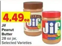 Shop 'n Save Jif Peanut Butter offer