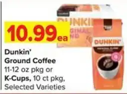 Shop 'n Save Dunkin' Ground Coffee offer