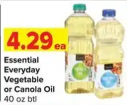 Shop 'n Save Essential Everyday Vegetable or Canola Oil offer