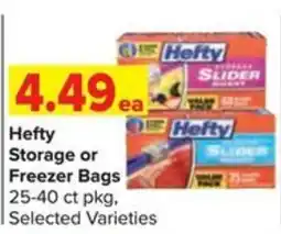 Shop 'n Save Hefty Storage or Freezer Bags offer
