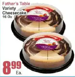 Food Universe Father's Table Variety Cheesecake offer