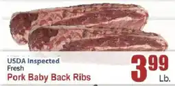 Food Universe Pork Baby Back Ribs offer