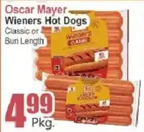 Food Universe Oscar Mayer Wieners Hot Dogs offer