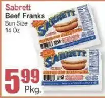 Food Universe Sabrett beef franks offer