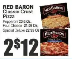 Food Universe Red Baron Classic Crust Pizza offer