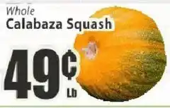 Food Universe Whole Calabaza Squash offer