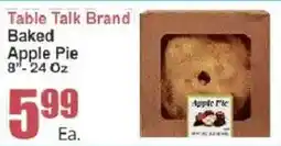 Food Universe Table Talk Brand Baked Apple Pie offer