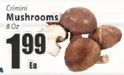 Food Universe Crimini Mushrooms offer