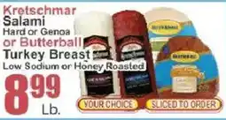 Food Universe Kretschmar salami or turkey breast offer