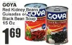 Food Universe Goya red kidney beans guisadas or black bean soup offer