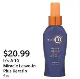Fareway It's A 10 Miracle Leave-In Plus Keratin offer
