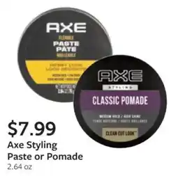 Fareway Axe Styling Paste or Pomade offer
