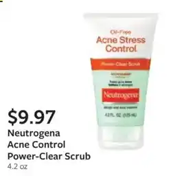 Fareway Neutrogena Acne Control Power-Clear Scrub offer
