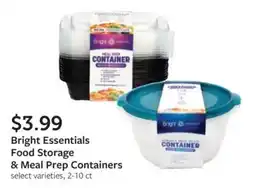 Fareway Bright Essentials Food Storage & Meal Prep Containers offer