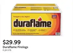 Fareway Duraflame firelogs offer