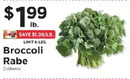 ShopRite Broccoli Rabe offer