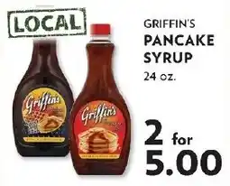 Reasors Griffin's pancake syrup offer