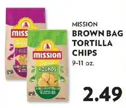 Reasors Mission brown bag tortilla chips offer