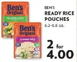 Reasors Ben's Original ready rice pouches offer