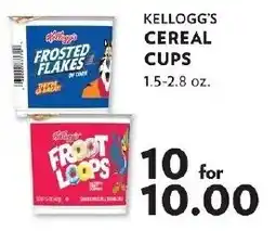 Reasors Kellogg's frosted flakes cereal cups offer