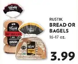 Reasors Rustik bread or bagels offer