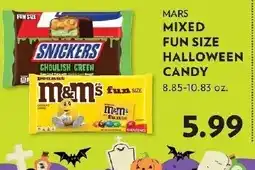 Reasors Mars mixed fun size halloween candy offer
