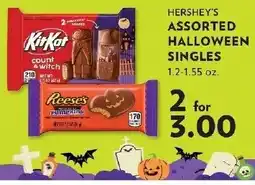 Reasors Hershey's assorted halloween singles offer