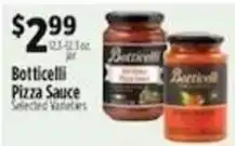 Pioneer Supermarkets Botticelli pizza sauce offer