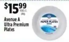 Pioneer Supermarkets Avenue A Ultra Premium Plates offer