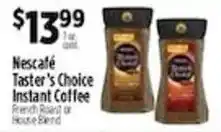 Pioneer Supermarkets Nescafe Taster's Choice Instant Coffee offer