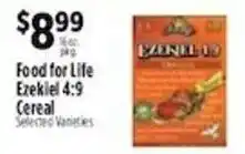 Pioneer Supermarkets Food for Life Ezekiel 4:9 Cereal offer