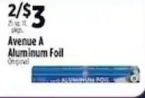 Pioneer Supermarkets Avenue A Aluminum Foil offer