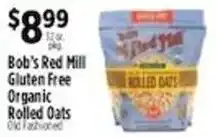Pioneer Supermarkets Bob's Red Mill Gluten Free Organic Rolled Oats offer