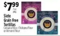 Pioneer Supermarkets Siete Grain Free Tortillas offer