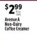 Pioneer Supermarkets Avenue A Non-Dairy Coffee Creamer offer