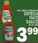 C Town Ortega taco sauce offer
