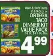C Town Ortega taco dinner kit value pack offer