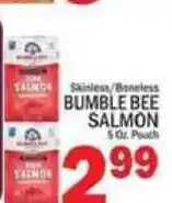 C Town Bumble bee salmon offer